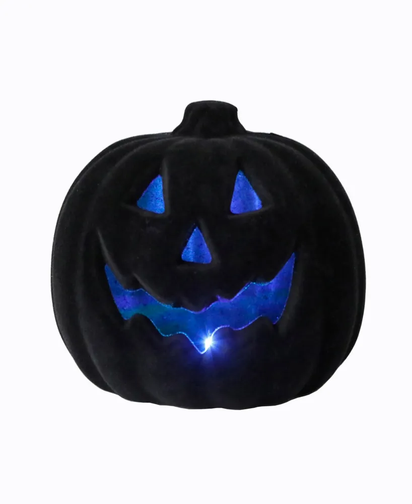 Flora Bunda Flocked Pumpkin Led