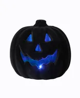 Flora Bunda Flocked Pumpkin Led