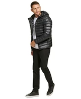 Calvin Klein Men's Hooded & Quilted Packable Jacket