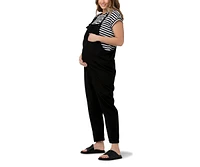 Maternity Poppy Jumpsuit Black