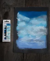 Sennelier Extra Soft Stormy Sky Half Pastel 6 Piece Stick Set, 5.91" x 1.25"