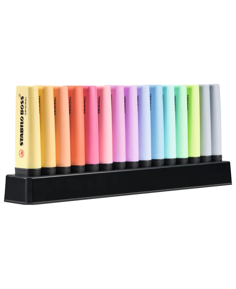 Stabilo Boss Original Highlighters Color Pastel Desk 15 Piece Set
