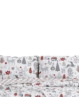 Southshore Fine Linens Holly Jolly Lane Reversible 6 Piece Comforter Set, Full/Queen