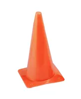 Champion Sports High Visibility Plastic Safety Cone, Set of 3