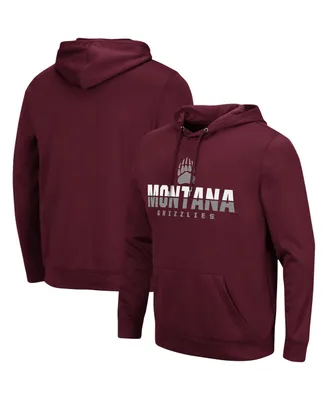 Men's Colosseum Maroon Montana Grizzlies Lantern Pullover Hoodie