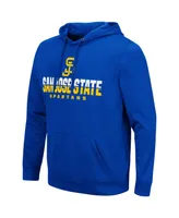 Men's Colosseum Royal San Jose State Spartans Lantern Pullover Hoodie