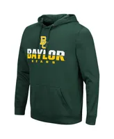 Men's Colosseum Green Baylor Bears Lantern Pullover Hoodie