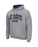 Colosseum Men's Uc Davis Aggies Arch and Logo Pullover Hoodie