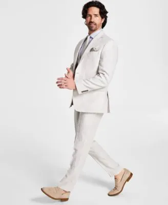 Bar Iii Mens Slim Fit Linen Suit Separates Created For Macys