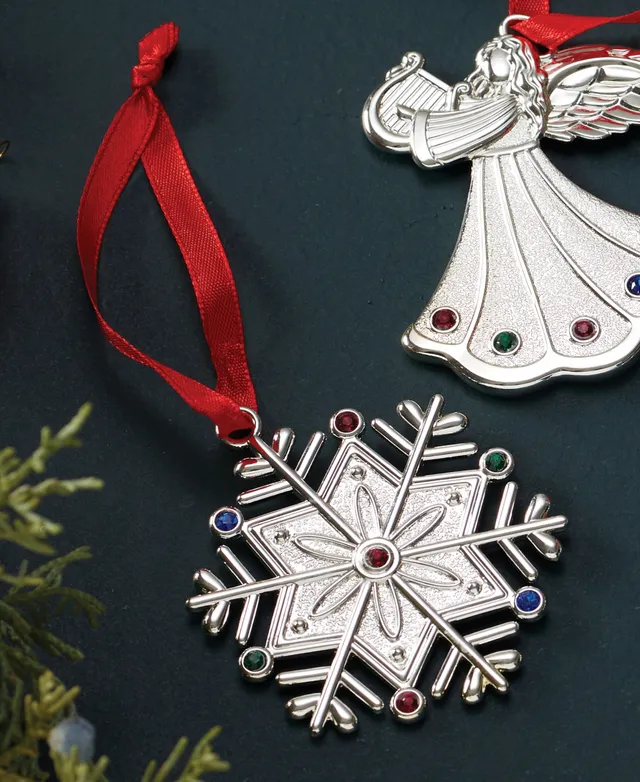 Lenox Mini Snowflake 3-Piece Ornament Set