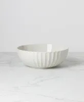 French Perle Scallop Serving Bowl