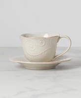 Lenox Dinnerware, French Perle Cup and Saucer Set