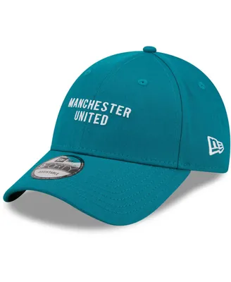 Men's New Era Turquoise Manchester United Seasonal 9FORTY Adjustable Hat
