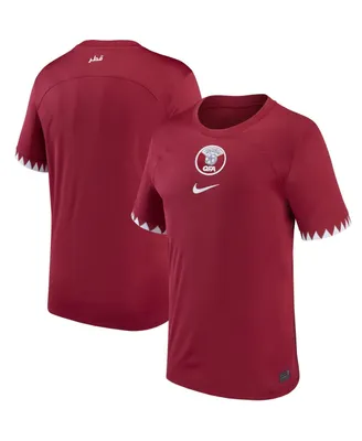 Men's Nike Maroon Qatar National Team 2022/23 Home Replica Jersey