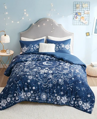 Intelligent Design Stella Celestial Medallion -Pc. Duvet Cover Set