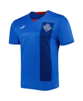 Men's Puma Blue Iceland National Team 2022/23 Home Replica Jersey