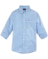 Tommy Hilfiger Big Boys Striped Button-Down Shirt