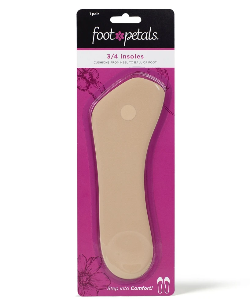 Foot Petals 3/4 Insoles Shoe Inserts