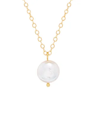 brook & york Lila Imitation Pearl Pendant Necklace