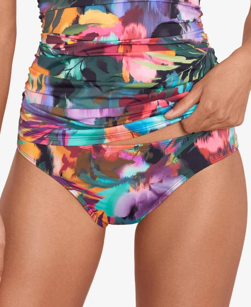 Lauren Ralph Women's Printed Hipster Bikini Bottoms