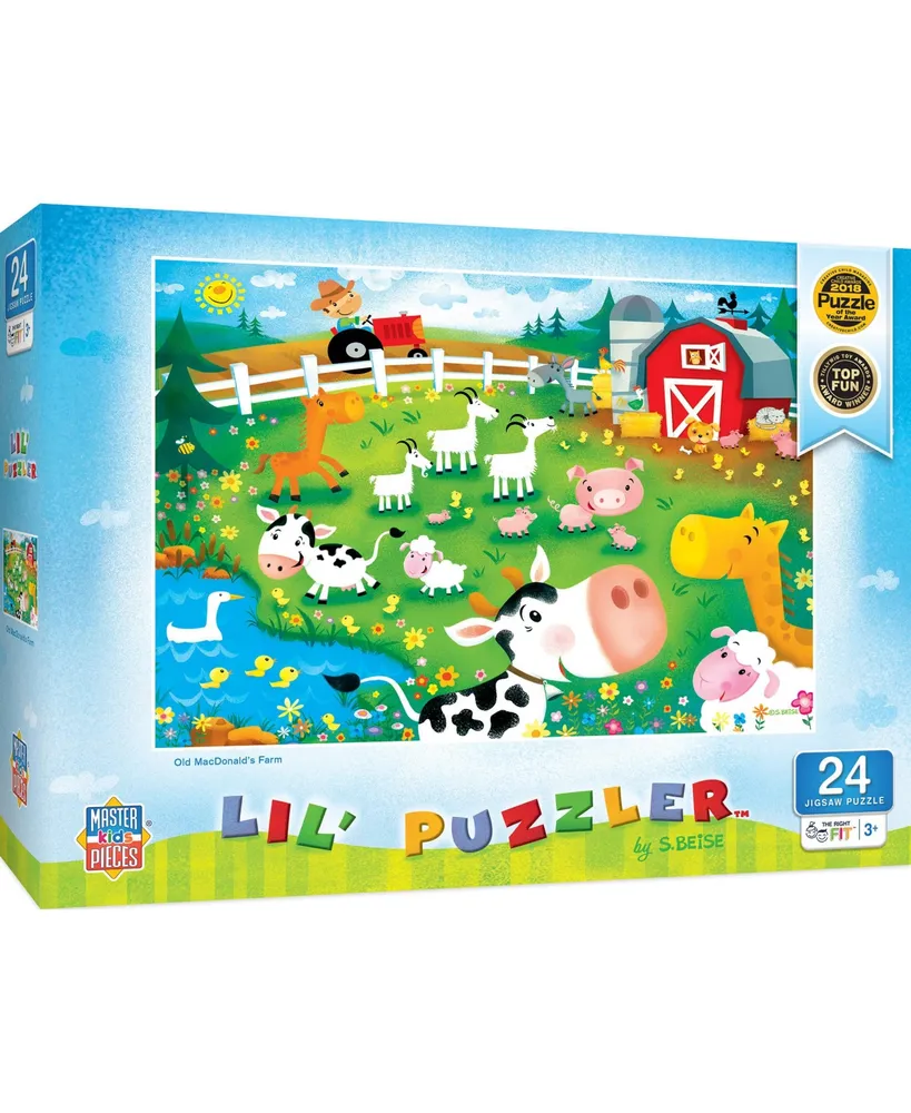 Masterpieces Lil Puzzler - Old MacDonald's Farm 24 Piece Jigsaw Puzzle