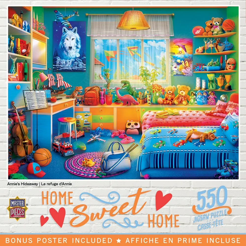 Masterpieces Home Sweet Home Annie's Hideaway 550 Piece Jigsaw Puzzle