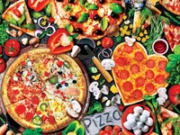 Masterpieces Trendz - Viva La Pizza 300 Piece Ez Grip Jigsaw Puzzle