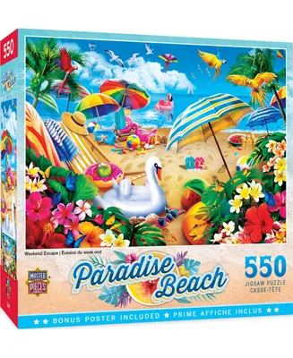 Masterpieces Paradise Beach - Weekend Escape 550 Piece Jigsaw Puzzle