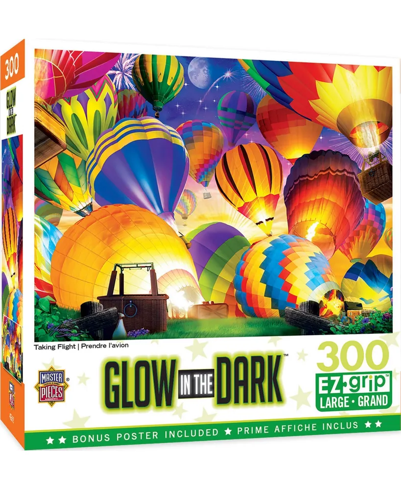 Masterpieces Glow in the Dark - Taking Flight 300 Piece Ez Grip Puzzle