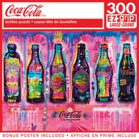 Masterpieces Coca-Cola - Bottles 300 Piece Ez Grip Jigsaw Puzzle