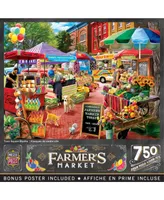 Masterpieces Farmer's Market - Town Square Booths 750 Piece Puzzle