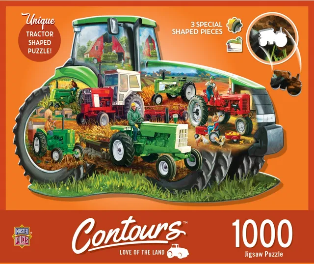 Contours Shaped - America the Beautiful 1000 Piece Puzzle By Art