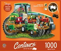 Masterpieces Contours - Love of the Land 1000 Piece Shaped Jigsaw Puzzle