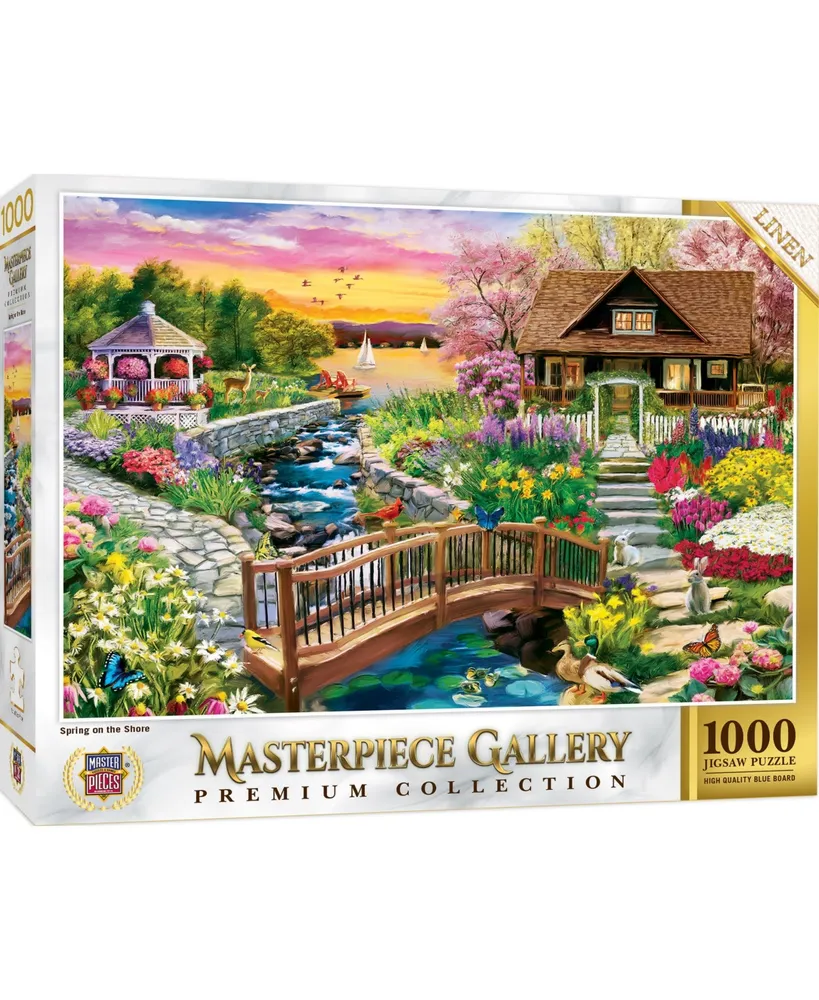 Masterpieces Masterpiece Gallery - Spring on the Shore 1000 Piece Jigsaw Puzzle