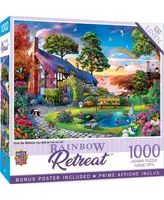 Masterpieces Retreats - Rainbow 1000 Piece Jigsaw Puzzle for Adults