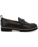 Gentle Souls Women's Eugene Lug Bit Buckle Loafer Flats