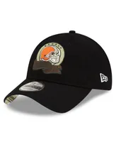 Men's New Era Black Cleveland Browns 2022 Salute To Service 9TWENTY Adjustable Hat
