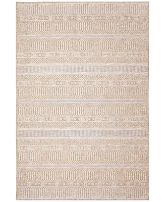 Liora Manne' Orly Stripe 5'3" x 7'3" Outdoor Area Rug