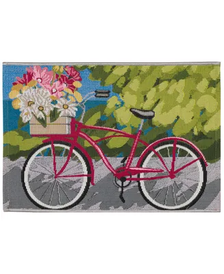 Liora Manne' Esencia Summer Ride 2' x 2'10" Area Rug