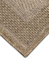 Liora Manne' Orly Border 6'6" x 9'3" Outdoor Area Rug