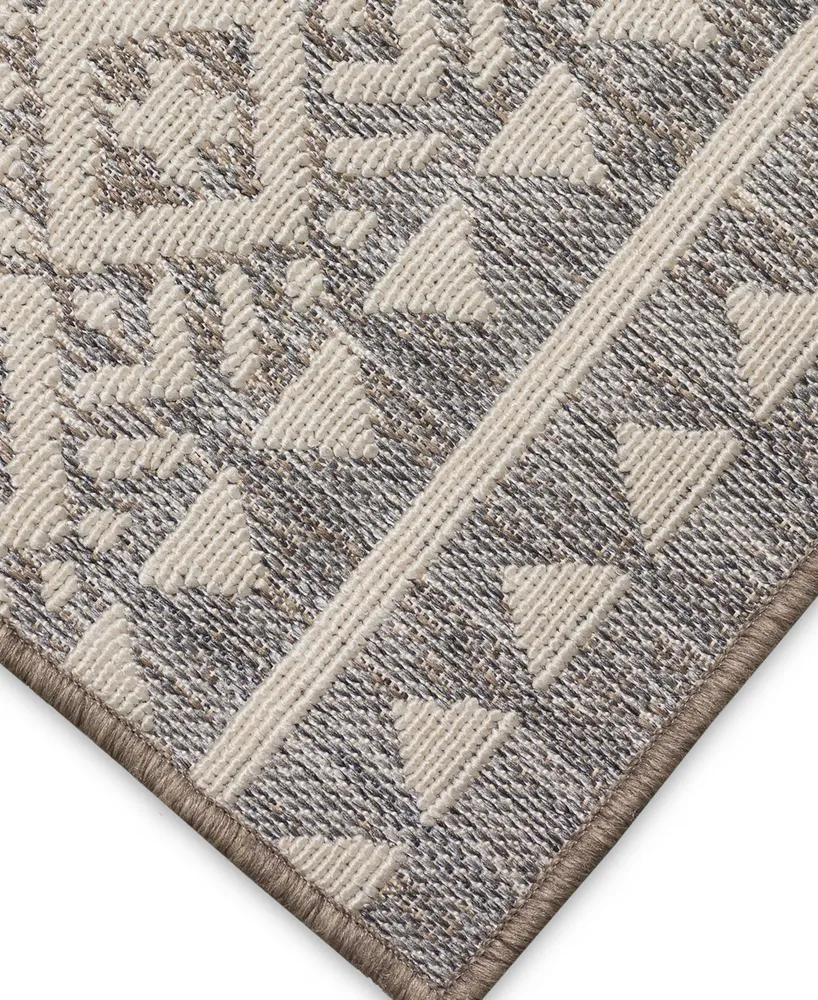 Liora Manne' Cove Peruvian Stripe 1'11" x 7'6" Runner Outdoor Area Rug