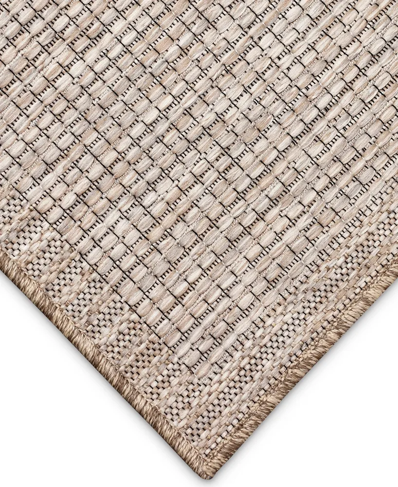 Liora Manne' Orly Texture 1'11" x 7'6" Runner Outdoor Area Rug