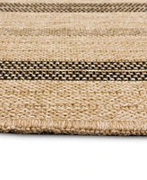 Liora Manne' Sahara Multi Border 7'10" x Square Outdoor Area Rug