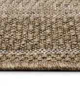 Liora Manne' Orly Border 7'10" x 9'10" Outdoor Area Rug