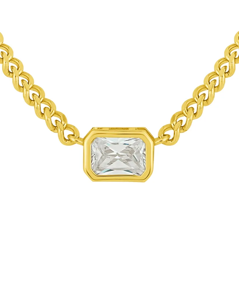 And Now This Cubic Zirconia (8.0 ct.t.w.) Curb Chain Necklace