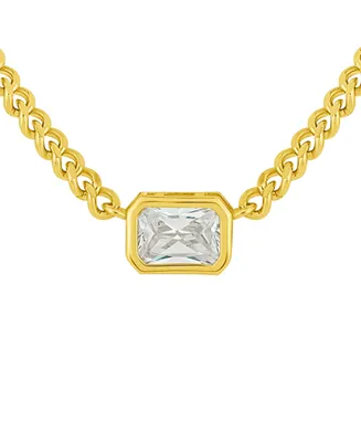 And Now This Cubic Zirconia (8.0 ct.t.w.) Curb Chain Necklace