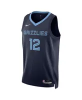 Men's and Women's Nike Ja Morant Navy Memphis Grizzlies Swingman Jersey - Icon Edition