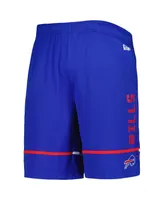 Men's New Era Royal Buffalo Bills Combine Authentic Rusher Training Shorts