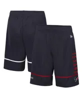 Men's New Era Navy Houston Texans Combine Authentic Rusher Training Shorts