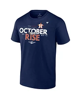 Men's Fanatics Navy Houston Astros 2022 Postseason Locker Room T-shirt